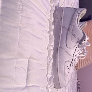 white mens nike air force 1s.